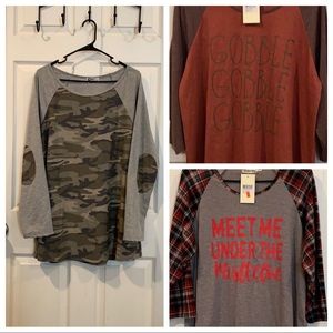 Lot of 3 New Women’s XL TOPS